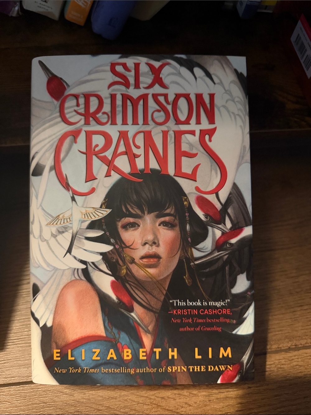 Six Crimson Cranes by Elizabeth Lim — Illustrated Hardcover